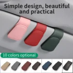 Car Sun Visor Glasses Holder Multifunctional Card Clip Storage Rack - Image 9