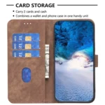 Plaid Embossed Leather Phone Case - Image 4