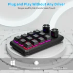 12KV2 MOLD Mini Mechanical 12 Keys 2 Knob Custom Programming Keyboard - Image 5