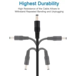 5.5 x 2.1mm Female to Male DC Power Extension Cable - Image 5
