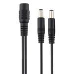 5.5 x 2.1mm 1 to 2 Female to Male Plug DC Power Splitter Adapter Power Cable, Cable Length: 30cm - Image 2