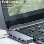 Yesido HB10 6 in 1 USB-C / Type-C Ports Multifunctional Docking Station HUB Adapter - Image 6