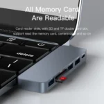 Yesido HB10 6 in 1 USB-C / Type-C Ports Multifunctional Docking Station HUB Adapter - Image 7