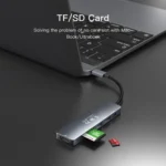 Yesido HB11 6 in 1 USB-C / Type-C Ports Multifunctional Docking Station HUB Adapter - Image 6