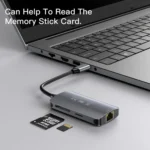 Yesido HB15 6 in 1 USB-C / Type-C Ports Multifunctional Docking Station HUB Adapter - Image 5