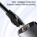 Yesido HB15 6 in 1 USB-C / Type-C Ports Multifunctional Docking Station HUB Adapter - Image 6