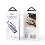 Yesido HB16 7 in 1 USB-C / Type-C Ports Multifunctional Docking Station HUB Adapter - Image 9