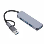 2301 4 in 1 USB+USB-C/Type-C to USB Multi-function Docking Station HUB Adapter - Image 2