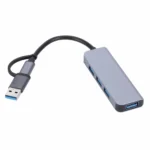 2301 4 in 1 USB+USB-C/Type-C to USB Multi-function Docking Station HUB Adapter - Image 4