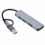 2302 5 in 1 USB+USB-C/Type-C to USB Multi-function Docking Station HUB Adapter - Image 3