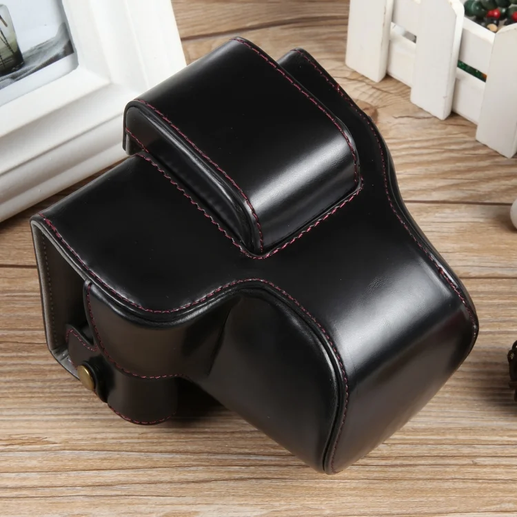 EDA004852001A_1.webp Full Body Magnetic Leather Camera Case Bag with Strap, Deluxe Edition - Image 2