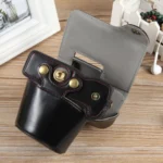 Full Body Magnetic Leather Camera Case Bag with Strap, Deluxe Edition - Image 3