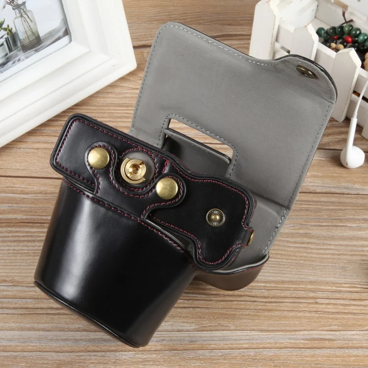 EDA004852001A_2.webp Full Body Magnetic Leather Camera Case Bag with Strap, Deluxe Edition - Image 3