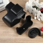 Full Body Magnetic Leather Camera Case Bag with Strap, Regular Edition