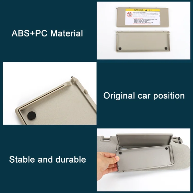 EDA0048695_B3.webp For Peugeot 308 2010-2022 Left-hand Drive Car Sun Visor Makeup Mirror Cover 98177070 - Image 4