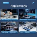 ORICO AM2C3-2N Dual-bay M.2 NVME + NVME SSD Enclosure - Image 9