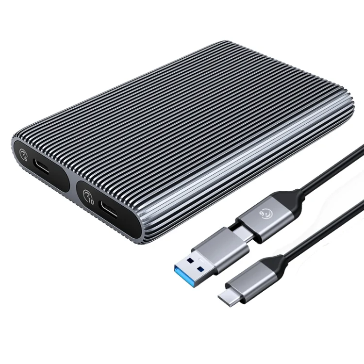 ORICO AM2C3-2SN Dual-bay M.2 NVME + SATA SSD Enclosure