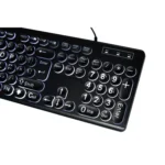 MC-K315 104 Keys Large Characters Blacklit Wired Keyboard - Image 4