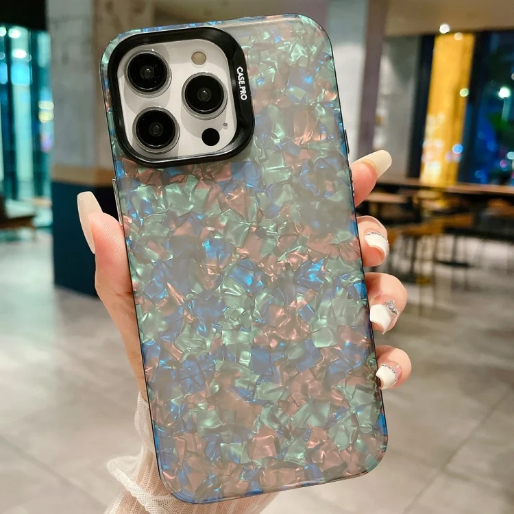 EDA005038508A.webp IMD Shell Texture TPU + Acrylic Phone Case - Image 1