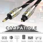 EMK Square Port to Round Port Set-top Box Digital Audio Optical Fiber Connecting Cable - Image 12