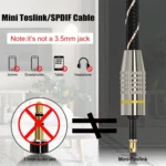 EMK Square Port to Round Port Set-top Box Digital Audio Optical Fiber Connecting Cable - Image 10