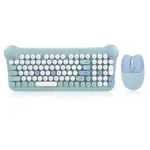 QW05 Mixed Color Portable 2.4G Wireless Keyboard Mouse Set
