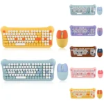 QW05 Mixed Color Portable 2.4G Wireless Keyboard Mouse Set - Image 2