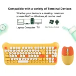 QW05 Mixed Color Portable 2.4G Wireless Keyboard Mouse Set - Image 3