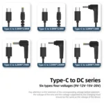 4.8 x 1.7mm DC Power to Type-C Adapter Cable - Image 2
