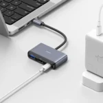 USAMS US-SJ627 4 in 1 Type-C Multifunctional Docking Station HUB - Image 4