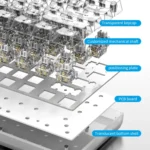 XUNFOX K30 Transparent 61-Keys Blacklit Wired Mechanical Keyboard, Cable Length: 1.5m - Image 5