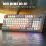 XUNFOX K82 Three-colors 94-Keys Blacklit USB Wired Gaming Keyboard, Cable Length: 1.5m - Image 3