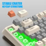 XUNFOX K82 Three-colors 94-Keys Blacklit USB Wired Gaming Keyboard, Cable Length: 1.5m - Image 5