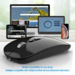 HXSJ M103 1600DPI Dual Mode 2.4GHz + Bluetooth 5.1 Wireless Rechargeable Mouse - Image 8
