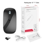 HXSJ M103 1600DPI UV 2.4GHz Wireless Rechargeable Mouse - Image 9