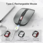 HXSJ M113 2400DPI Dual Mode 2.4GHz + Bluetooth 5.1 Wireless Mouse - Image 5