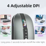 HXSJ M113 2400DPI Dual Mode 2.4GHz + Bluetooth 5.1 Wireless Mouse - Image 6