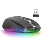HXSJ M303 2400DPI Dual Mode 2.4GHz + Bluetooth 5.1 Wireless Mouse - Image 5