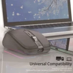 HXSJ M303 2400DPI Dual Mode 2.4GHz + Bluetooth 5.1 Wireless Mouse - Image 7