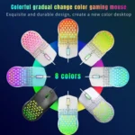 HXSJ S500 3600DPI Colorful Luminous Wired Mouse, Cable Length: 1.5m - Image 3