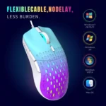 HXSJ S500 3600DPI Colorful Luminous Wired Mouse, Cable Length: 1.5m - Image 4