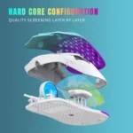 HXSJ S500 3600DPI Colorful Luminous Wired Mouse, Cable Length: 1.5m - Image 5