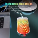 HXSJ S500 3600DPI Colorful Luminous Wired Mouse, Cable Length: 1.5m - Image 9