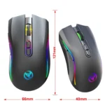 HXSJ T69 4800DPI RGB 2.4GHz Wireless Mouse - Image 2