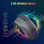 HXSJ T69 4800DPI RGB 2.4GHz Wireless Mouse - Image 7