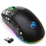 HXSJ T90 RGB Light Three-mode Wireless Gaming Mouse - Image 10