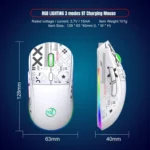 HXSJ T90 RGB Light Three-mode Wireless Gaming Mouse - Image 2