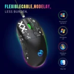 HXSJ T90 RGB Light Three-mode Wireless Gaming Mouse - Image 6