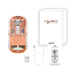 HXSJ T900 Transparent Magnet Three-mode Wireless Gaming Mouse - Image 13