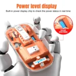 HXSJ T900 Transparent Magnet Three-mode Wireless Gaming Mouse - Image 5